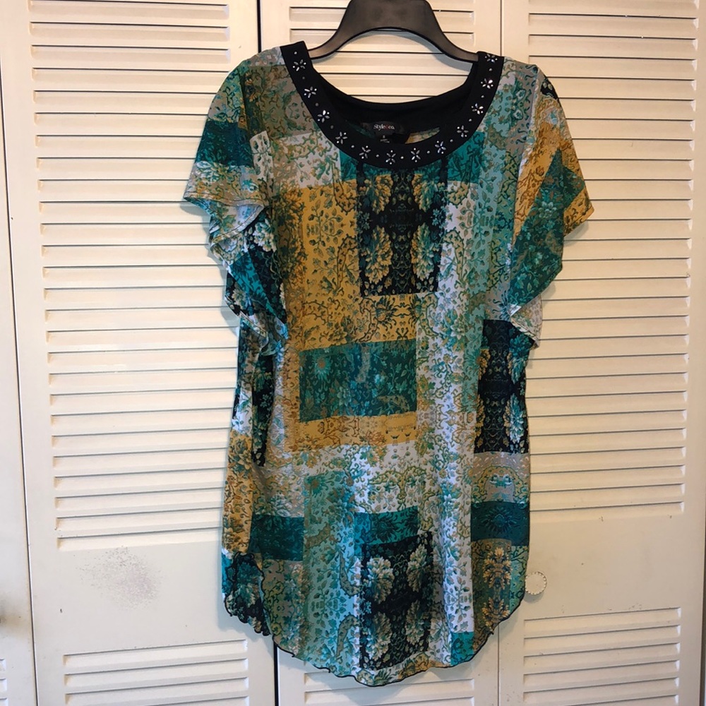 Style & Co Floral Blouse